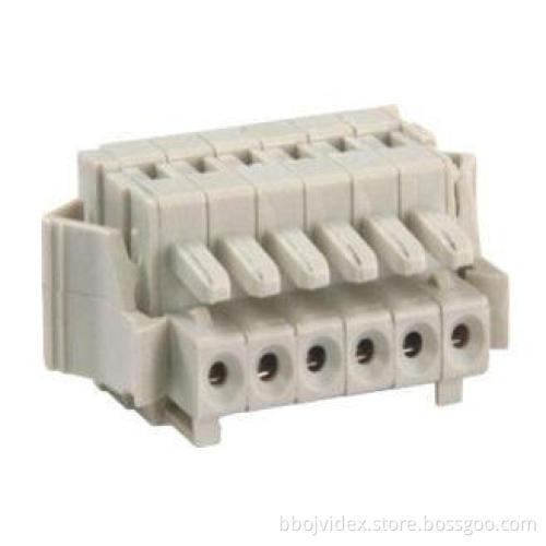 Pitch 3.5mm 250V 10A 24 -16 AWG Female MCS Connector with L